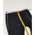 Versace  Sport Track Pants White Stripe Drawstring Lounge Sweatpants Black‎ Large Photo 5