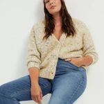 Anthropologie  Maeve Twinkle Cropped Cardigan 1X Photo 0