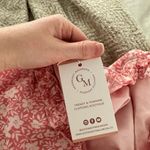 Goodnight Macaroon Women’s Medium Pink White Floral Ruffle Dress NWT New Photo 6