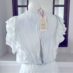 Love Shack Fancy Revolve*  Natasha Dress, Bedroom Blue Hand Dye, Size L NWT $395 Photo 10