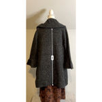 Women's Studio Work Gray Multicolor Tweed Cardigan L Size L Photo 5