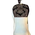 Imoshion  purse NWT plum velvet with gold flourishing and chain Photo 0