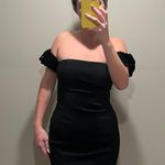 Lulus Strapless Black Mini Dress Photo 3