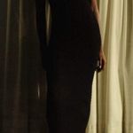 ZARA  Black Strapless Textured Bodycon Dress size Small Photo 1