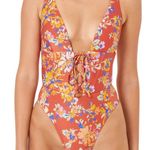 l*space L* Printed Belle One-Piece Swimsuit Size XS Photo 2