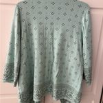 Isaac Mizrahi  mint green open  Cardigan Size small‎ Photo 3