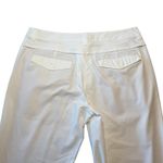 Adidas  Climacool Stretch Golf Capri‎ Pants Stretch Button Flap White Women 8 Photo 3