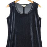 Doncaster Vintage  Black Velvet Sleeveless Maxi Dress 8 Photo 2