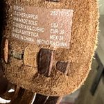 Earth Spirit Brown and Tan Mules with Woven Design Photo 5