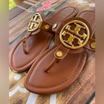 Tory Burch Tan Sandals with Gold Details Photo 5