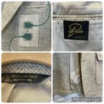 Vintage Handmade One Of A Kind Christmas Womens XXL Coat Hand Painted Wool Teddy Gray Size 2X Photo 6