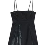 Danielle Bernstein Danielle x Macy’s Fit & Flare Mini Dress w/Pockets in Black, Size 16 NWT $89 Photo 4