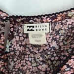 Billabong NWT  Bright Skies Mini Dress Floral Size Medium Photo 4