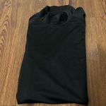 Black Mockneck Long Sleeve Athletic Shirt Size Medium Photo 0