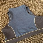 Urban Outfitters Year of Ours Blue Colorblock Halter Top Photo 2