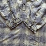 Caffe Marrakesh Jasper Plaid Popover Blouse Green Size M Photo 6