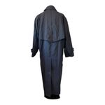 Jones New York Vintage  Black Trench Coat Removable Wool Lining Petite 6 P Photo 2