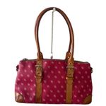 Dooney & Bourke Hot Pink Signature Coated Canvas Handbag Photo 1