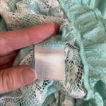 Tea & Cup Mint Green Lace Tank Dress Small S Sleeveless Boho Festival Beachy Photo 5