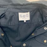 SEA New York black knit long sleeve romper Size 2 Photo 5