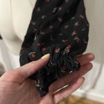 Forever 21 Ruched floral lace up crop top Photo 5