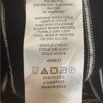 Lou & grey  Black White Striped Hooded Tunic Dress M Cozy Soft Knit Minimalist Photo 3