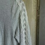 Miss Me  Peplum Top With Lace Detail Photo 3