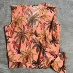 Sensi Studio Safari Pink Wrap Tunic Zebra Dress Red Sz S Photo 0