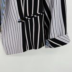 Peter Nygard Nygard blazer jacket women's M open front striped cropped career office nautical Photo 3