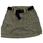 American Eagle  Outfitters Olive Mini Skirt Photo 0