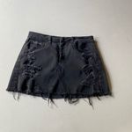 American Eagle Outfitters Distressed Denim Skirt Photo 9