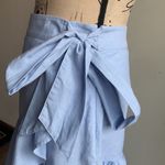 1901  Chambray Ruffle Layered Skirt Photo 7