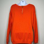 H&M Solid Orange Long Sleeve Wool Blend Sweater Women's Small Photo 2