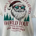 Wild Fox Santa World Tour Jamie Crop T-Shirt size Medium Snow White Photo 1