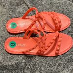 Olivia Miller  Studded Color Pink Flip Flops
Rubber. Size 8 NWT Photo 0