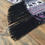 See You Monday Printed Bohemian Top with Fringe | Size S Photo 5