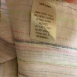 Ecru  Womens Button Down Shirt Multicolor Striped Long Sleeve Casual Linen‎ Small Photo 5