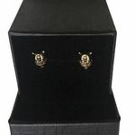 Buddha Stud Earrings Gold Photo 0