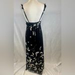 In Bloom  by Jonquil black and white ruffled butterfly maxi dress size small Photo 2