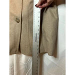 London Fog Women's Beige Wool Blend Peacoat Size M Mid-Length Winter Photo 7