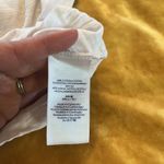 CHAPS  Denim Women's Medium Lace T-Shirt White Jersey Knit Blouse Stretch Photo 3