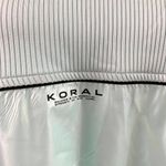 Koral 3/$15 Ribbed Windbreaker Pullover in Light Aqua Photo 2