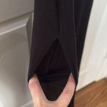 Comfortable cotton Black Maxi Dress medium with pockets Photo 2