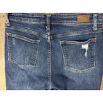 Judy Blue  High Waist Destroyed Cuff Boyfriend Jeans 7/28 Photo 5