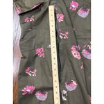 Boden Olive Floral Cap Sleeve Sheath Elegant Dress Size US 18 L Pink Green Midi Photo 10