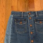 Madewell patchwork denim skirt Photo 1