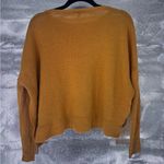 Eileen Fisher  Gold Boxy Fit Linen Sweater Photo 1