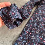 Puma Golf Ladies Micro Floral Cloudspun 1/4 Zip Pullover - Navy Sm Photo 8