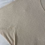 Urban Outfitters Cream Ribbed Long Sleeve Top Photo 2