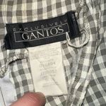 Exclusively Gantos crochet waist green gingham vintage dress Size XS Photo 2